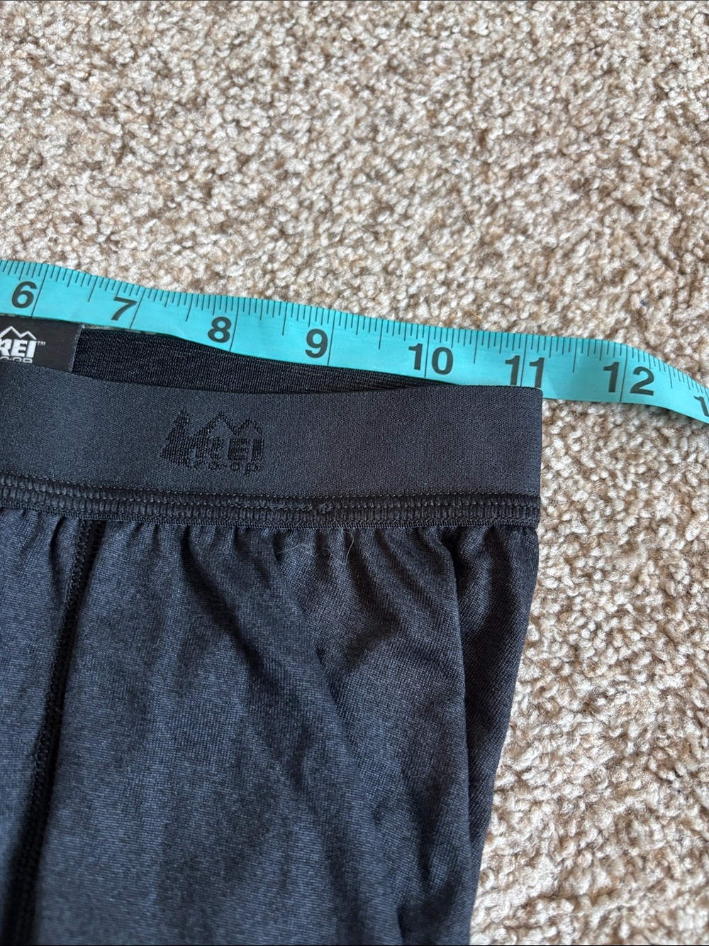 REI Men’s Base Layer Size Small Black | outdoor | hiking | camping | gorpcore - Picture 6 of 6